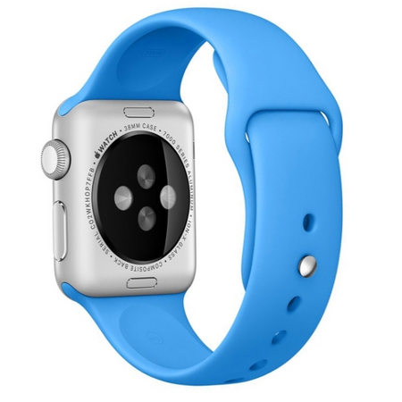 Ремешок силиконовый для Apple Watch 40mm blue cobalt