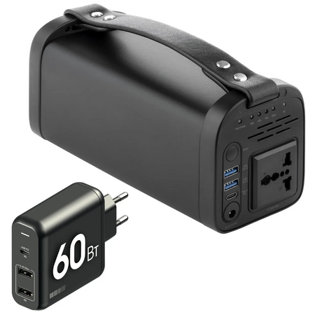 Внешний аккумулятор Interstep PB40000TC 40000 мА•ч Черный, изображение 3