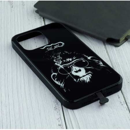 Чехол для iPhone 13 Pro Black and White King Kong