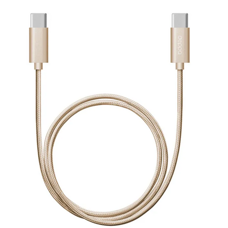 Кабель Deppa USB Type-C to USB Type-C 1.2м., Золото