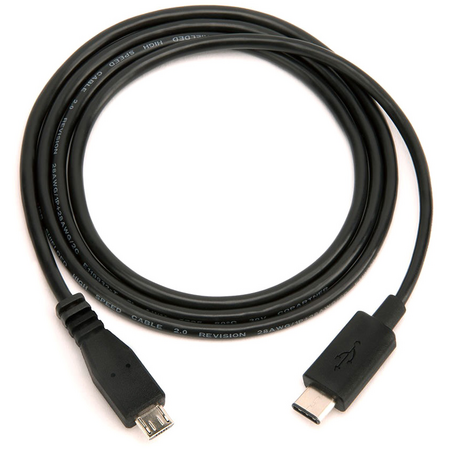 Кабель Griffin Type-C to Micro USB 0.9 м. Черный