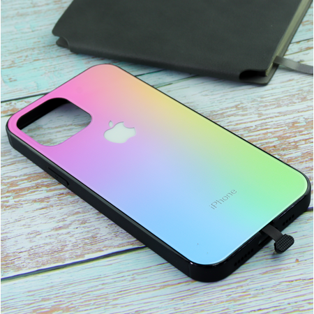 Чехол для iPhone 13 Pro Max Gradient Color Logo