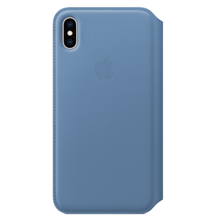 Чехол Apple для iPhone XS Max Leather Folio Cornflower (оригинал)