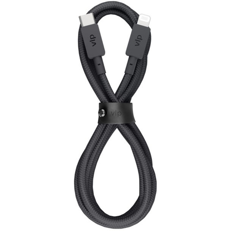 Кабель VLP Nylon USB C - Lightning 1.2m Black, Цвет: Black / Черный