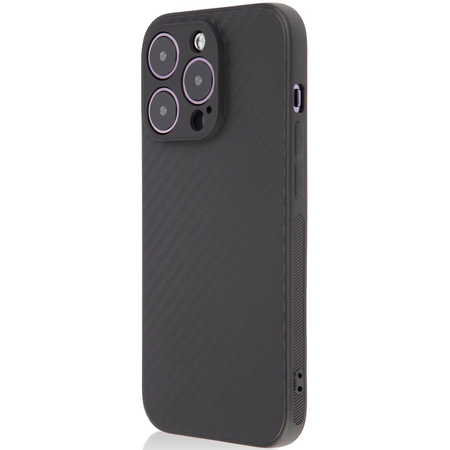 Чехол для iPhone 14 Pro Brosco Carbon Black