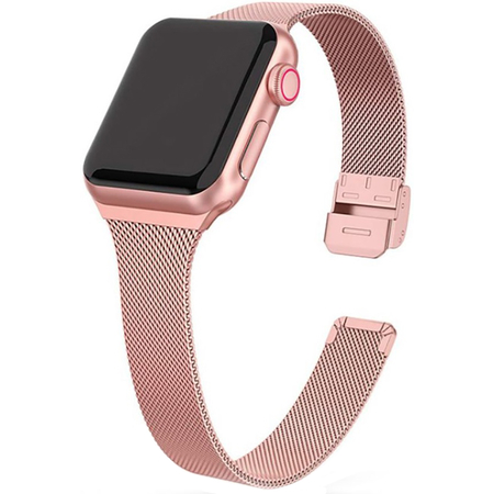 Ремешок Tech-Protect Thin Milanese Apple Watch 41 mm Rose Gold