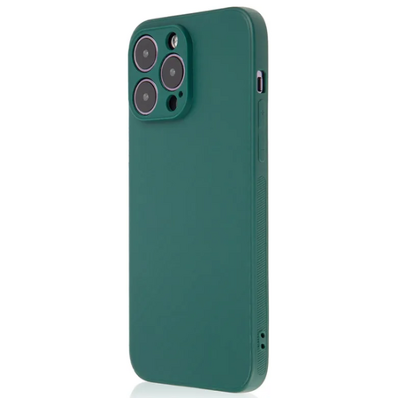 Чехол для iPhone 14 Pro Max Brosco Carbon Dark Green