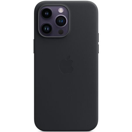 Чехол для iPhone 14 Pro Max Leather Case Midnight