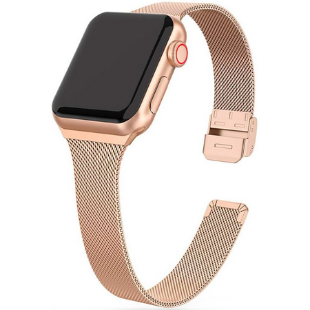 Ремешок TECH-PROTECT THIN MILANESE APPLE WATCH 41 MM BLUSH GOLD