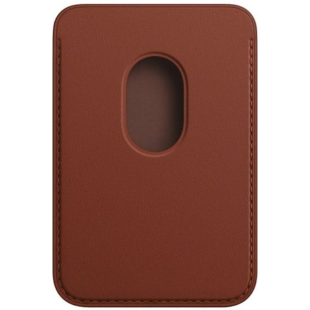 Кожаный чехол-бумажник MagSafe для iPhone Коричневый, изображение 2