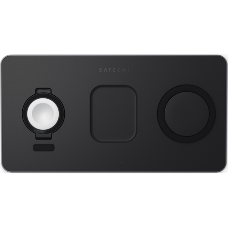 БЗУ Satechi Trio Wireless Charging Pad Space Gray, изображение 5