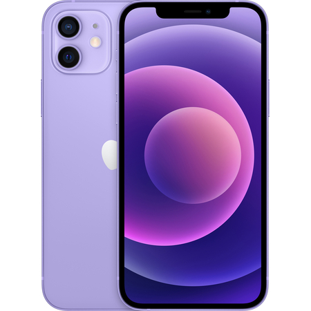 Apple iPhone 12 128 Гб Purple (фиолетовый), Объем встроенной памяти: 128 Гб, Цвет: Purple / Фиолетовый