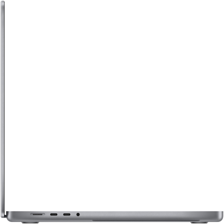 MacBook Pro 16 (M1 Pro 10C CPU, 16C GPU, 2021) 16Gb, 512Gb SSD Space Gray, Цвет: Space Gray / Серый космос, Жесткий диск SSD: 512 Гб, Оперативная память: 16 Гб, изображение 3