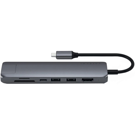 USB-хаб Satechi Aluminum Multi-Port Adapter with Ethernet Type-C Space Gray, изображение 6