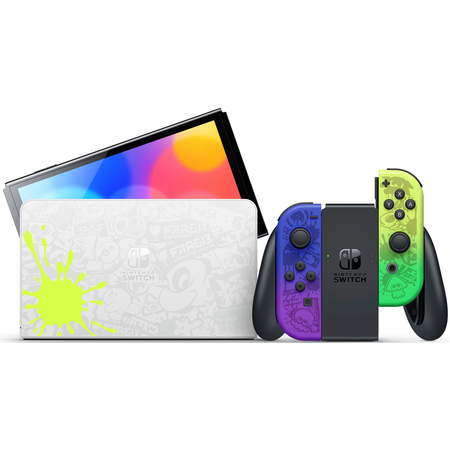 Nintendo Switch Oled Splatoon Edition, Цвет: Разноцветный, изображение 3