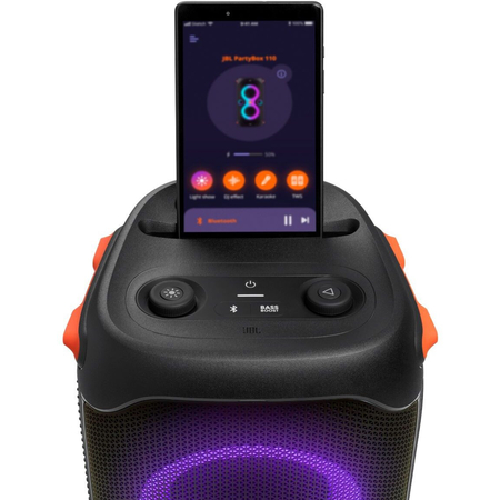 Беспроводная акустика JBL PartyBox 110 Black, изображение 9