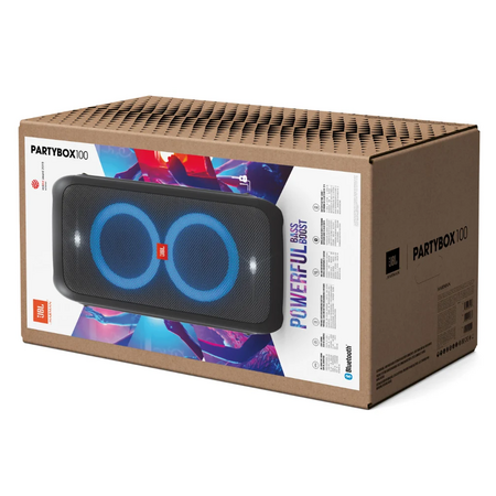Домашняя аудиосистема JBL PARTYBOX 100 Black, изображение 8