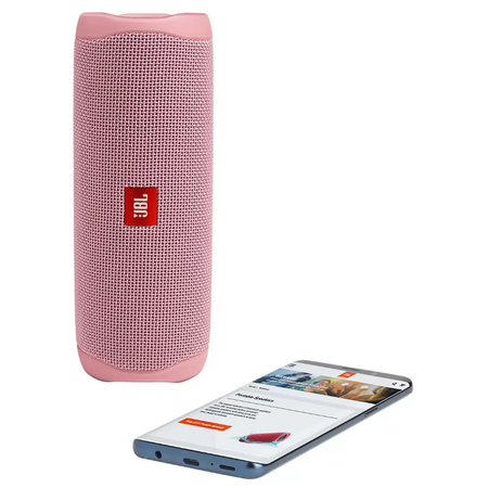 Портативная колонка JBL Flip 5 Pink (JBLFLIP5PINK), Цвет: Pink / Розовый, изображение 3