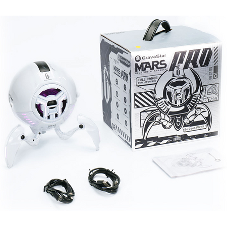 Портативная колонка  Gravastar Mars Pro White, изображение 6