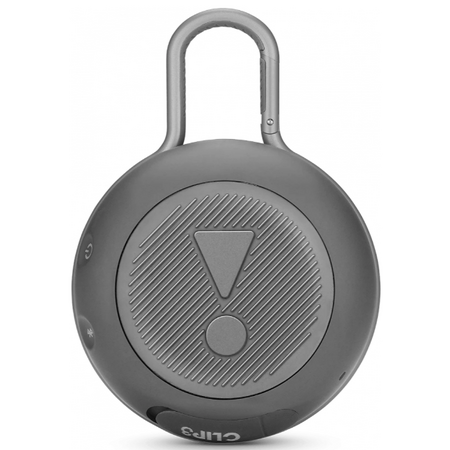 Портативная колонка JBL Clip 3 Grey (JBLCLIP3GRY), Цвет: Grey / Серый, изображение 3