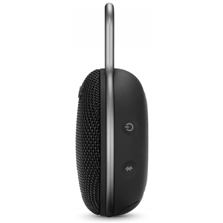 Портативная колонка JBL Clip 3 Black ((JBLCLIP3BLK)), Цвет: Black / Черный, изображение 4