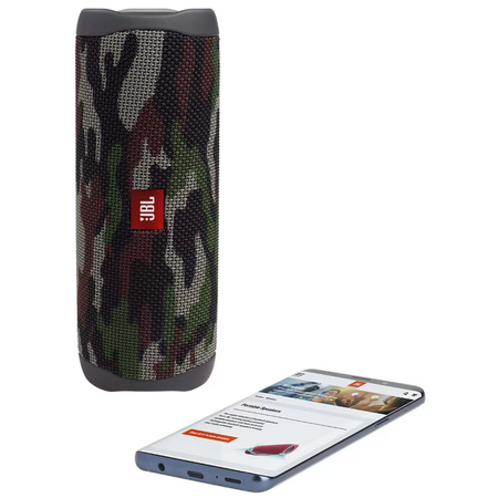 Портативная колонка JBL Flip 5 Squad (JBLFLIP5SQUAD), Цвет: Squad / Камуфляж, изображение 5