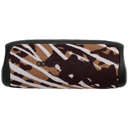 Портативная колонка JBL Flip 5 Black Star (JBLFLIP5BSRU), Цвет: Black Star / Черный узор, изображение 4