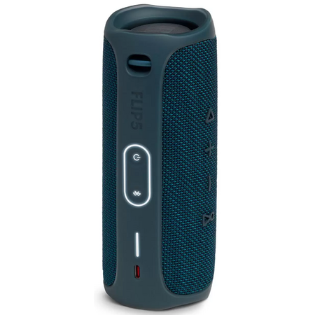 Портативная колонка JBL Flip 5 Blue (JBLFLIP5BLU), Цвет: Blue / Синий темный, изображение 4