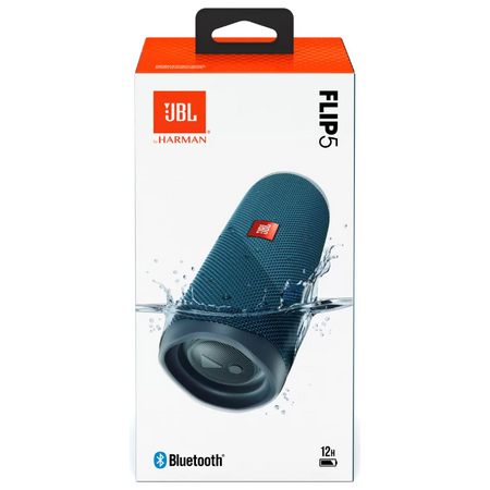 Портативная колонка JBL Flip 5 Blue (JBLFLIP5BLU), Цвет: Blue / Синий темный, изображение 6