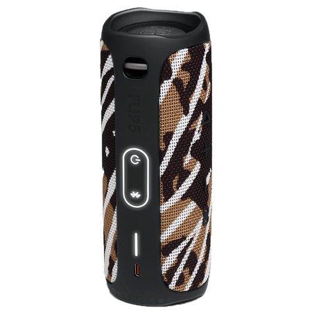 Портативная колонка JBL Flip 5 Black Star (JBLFLIP5BSRU), Цвет: Black Star / Черный узор, изображение 6