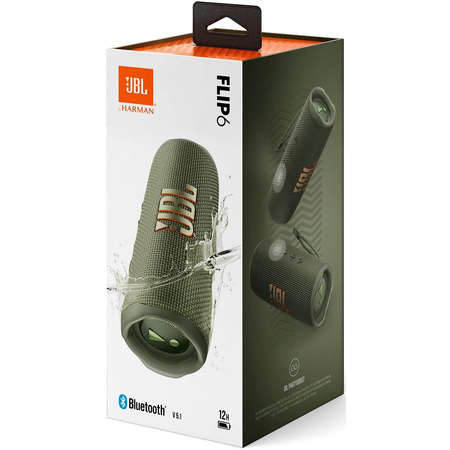 Колонка беспроводная JBL Flip 6 Green, изображение 7
