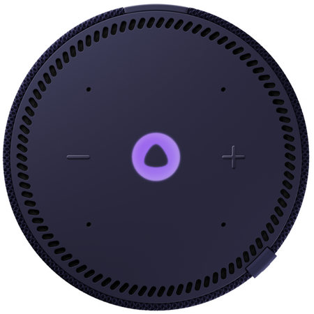 Яндекс Станция Мини (2 поколение) с часами Blue, Цвет: Blue / Синий, изображение 4