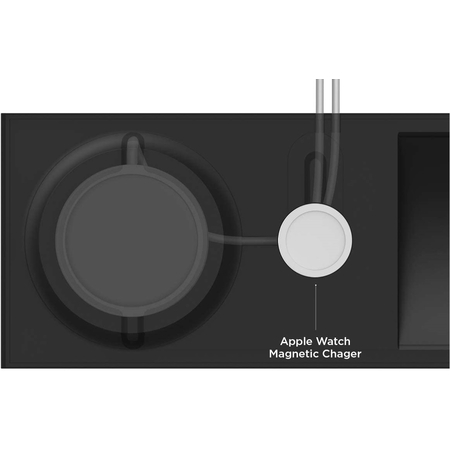Стенд Elago MagSafe Tray Duo для iPhone/Apple Watch Black, Цвет: Black / Черный, изображение 3