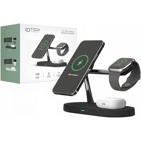 Зарядная Станция TECH-PROTECT A12 Black, изображение 3