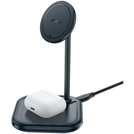 БЗУ ACEFAST E6 2in1 Grey, изображение 2