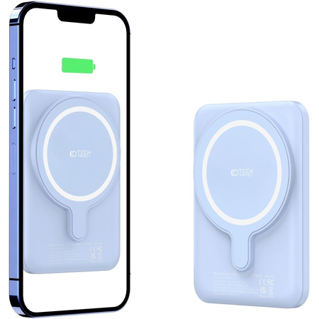 Внешний АКБ Tech-Protect PB10 LifeMag Blue, Цвет: Blue / Голубой, изображение 3