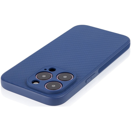 Чехол для iPhone 14 Pro Brosco Carbon Blue, изображение 3