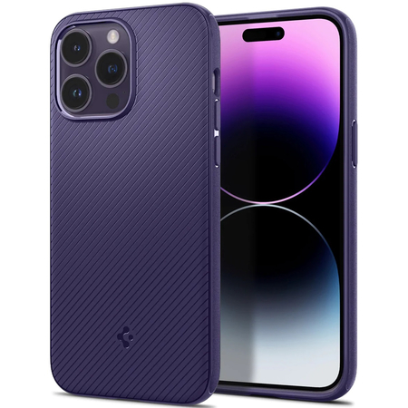 Защитный чехол Spigen Mag Armor iPhone 14 Pro Deep Purple, изображение 3