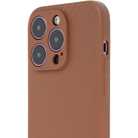 Чехол для iPhone 14 Pro Brosco Carbon Brown, изображение 2
