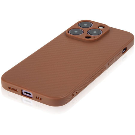 Чехол для iPhone 14 Pro Brosco Carbon Brown, изображение 4