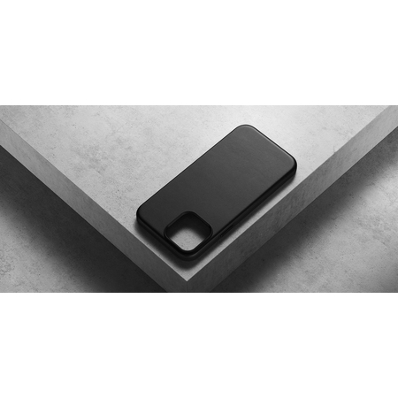 Чехол для iPhone 13 Pro Max Leather No Logo Black, изображение 4