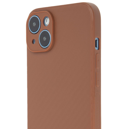 Чехол для iPhone 14 Plus Brosco Carbon Brown, изображение 4