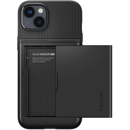 Чехол Spigen Slim Armor CS для iPhone 14 Black, изображение 8