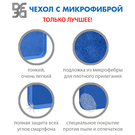 Чехол для iPhone 13 Pro Max DF iOriginal Blue, изображение 4