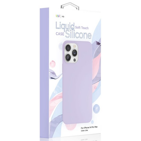Чехол для iPhone 14 Pro Max VLP Silicone Case Purple, изображение 3