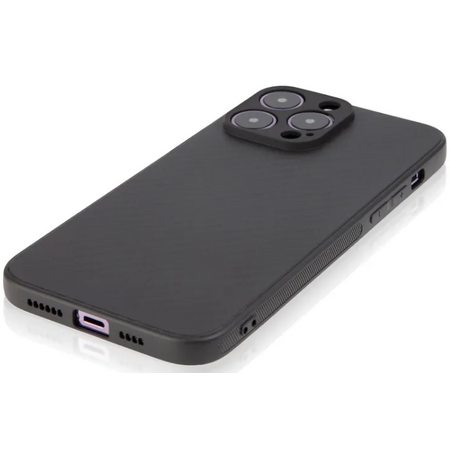 Чехол для iPhone 14 Pro Max Brosco Carbon Black, изображение 3