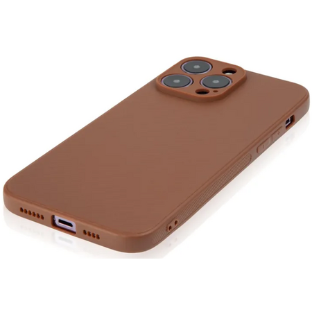 Чехол для iPhone 14 Pro Max Brosco Carbon Brown, изображение 2