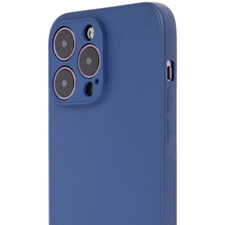 Чехол для iPhone 14 Pro Max Brosco Carbon Blue, изображение 5