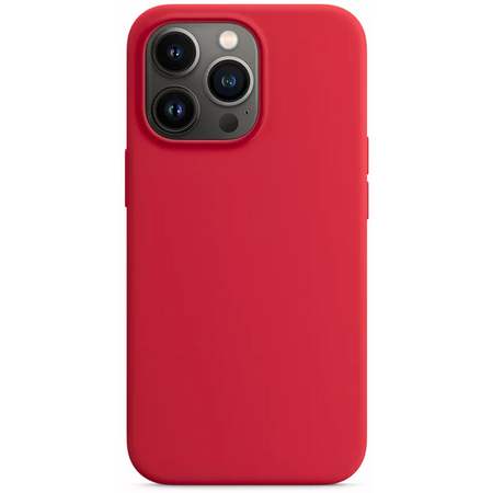 Чехол для iPhone 13 Pro Max Leather No Logo Red, изображение 2
