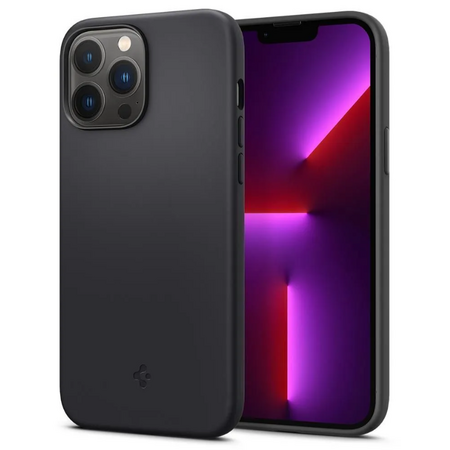 Чехол для iPhone 13 Pro Max Spigen Silicone Fit Black, изображение 2